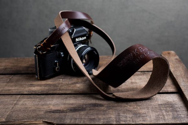 Hawkesmill-Westminster-Brown-Leather-Camera-Strap-Nikon-F-2