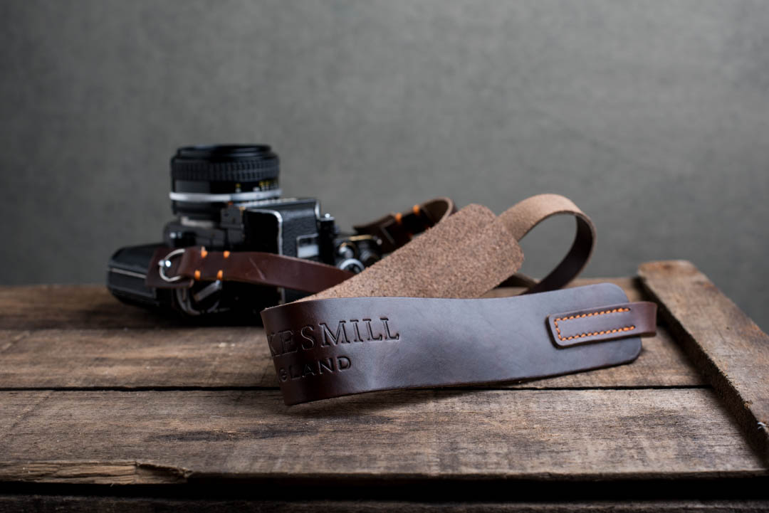 Hawkesmill-Westminster-Brown-Leather-Camera-Strap-Nikon-F-3