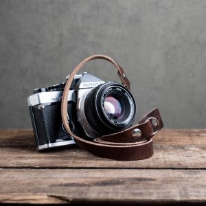 Kensington Leather Camera Strap | Brown | Leica, Nikon, Fujifilm