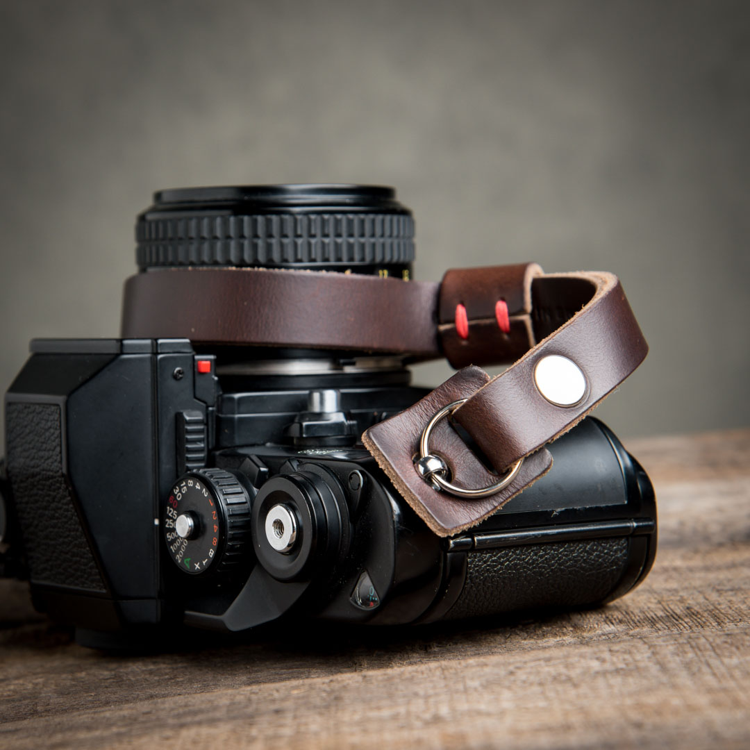 Hawkesmill-Leather-Camera-Wrist-Strap-Nikon-Brown