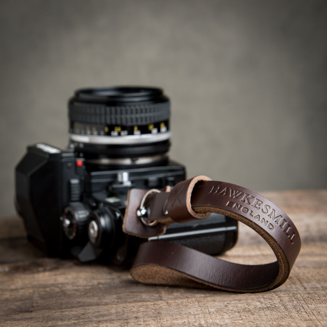 Hawkesmill-Leather-Camera-Wrist-Strap-Nikon-Brown2