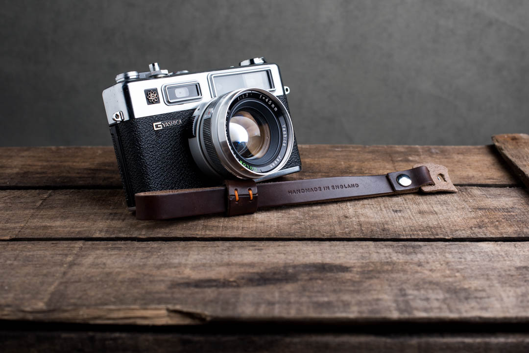 Hawkesmill-Oxford-Brown-Leather-Camera-Strap-Nikon-Yashica-Electro-2