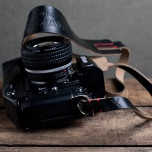 Hawkesmill-Westminster-Black-Leather-Camera-Strap-Nikon-F-5