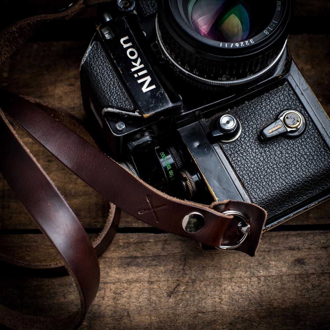 Leather-Horween-Camera-Neck-Strap-for-Nikon-F2