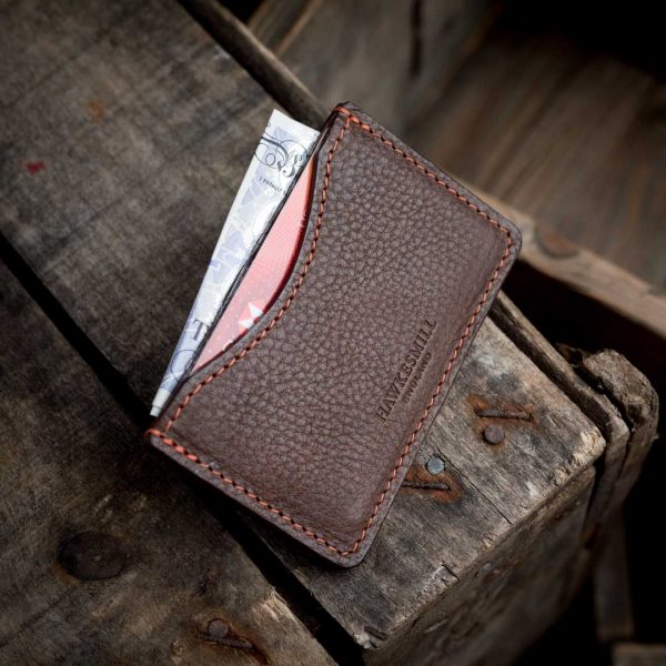 Hawkesmill Italian leather credit card holder