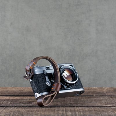 Hawkesmill-Brown-Oxford-Stiched-Leather-Camera-Wrist-Strap-For-Nikon-Leica-Sony-Fujifilm