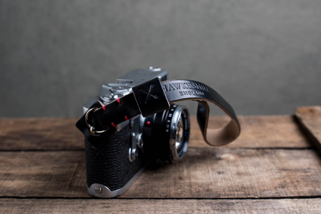 Hawkesmill-Oxford-Leather-Camera-Wrist-Strap-Black-Stitched-Leica-M3-1