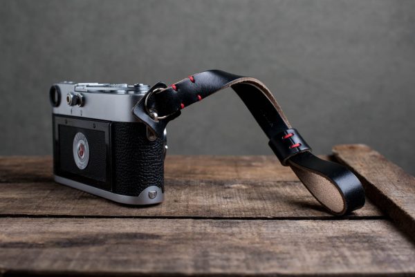 Hawkesmill-Oxford-Leather-Camera-Wrist-Strap-Black-Stitched-Leica-M3-3
