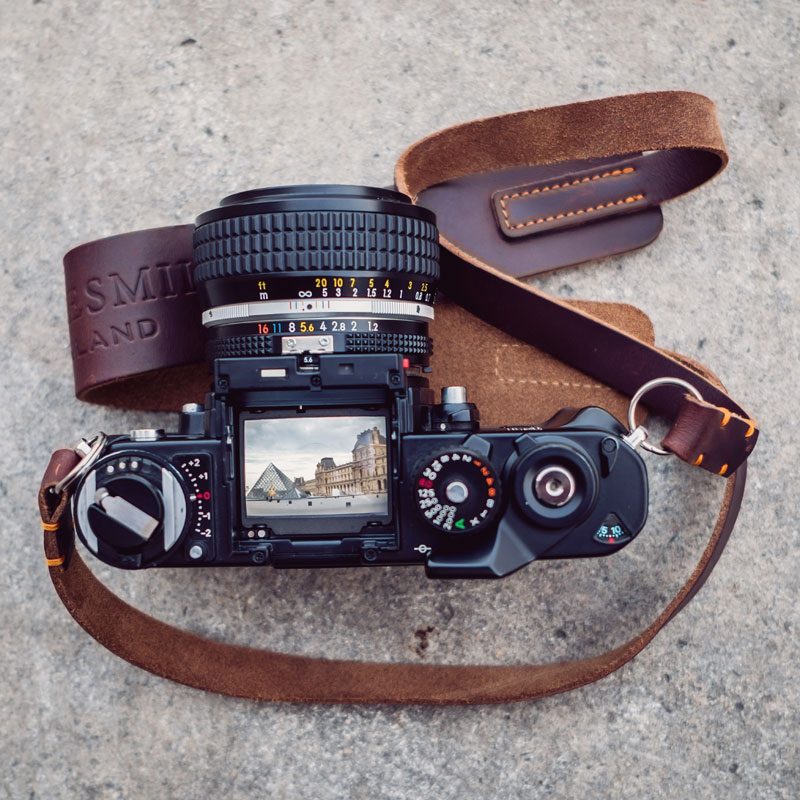 handcrafted leather camera straps for Fujifilm X100