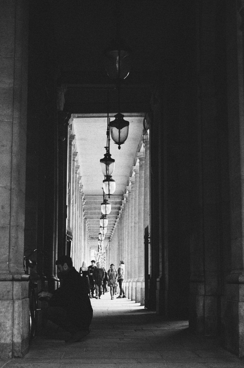 Leica M6 Classic photographing Paris with Ilford HP5+ film pushed to 1600